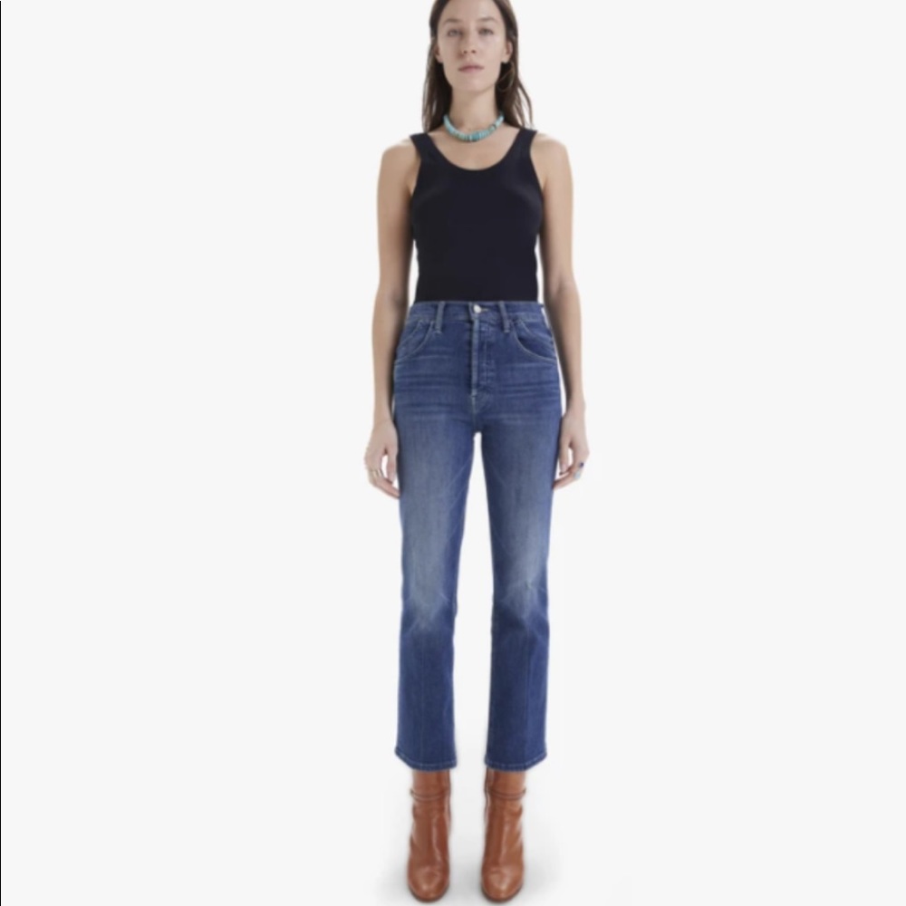 MOTHER DEMIN The Stash Tripper Ankle size 28 jeans